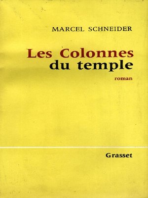 cover image of Les colonnes du temple